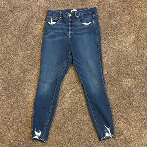 Good American Indigo Skinny Jeans